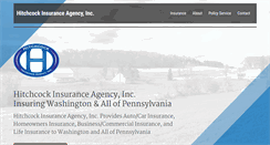 Desktop Screenshot of hitchcockinsuranceagency.com